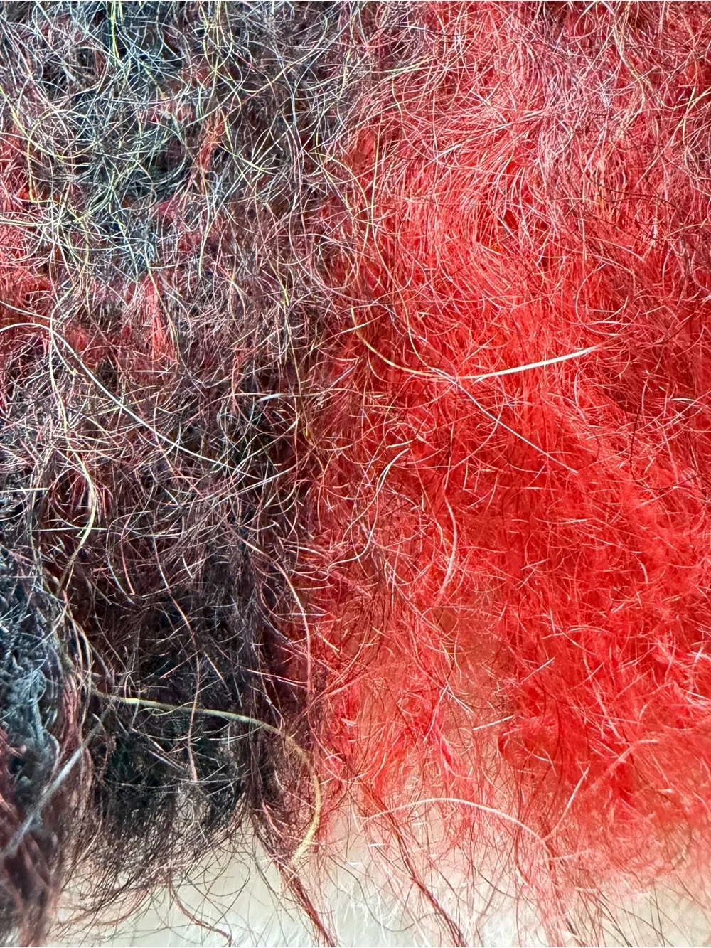 Vintage Craig-Na-Creidhe Mohair Tartan Scarf Made in Scotland Red Plaid